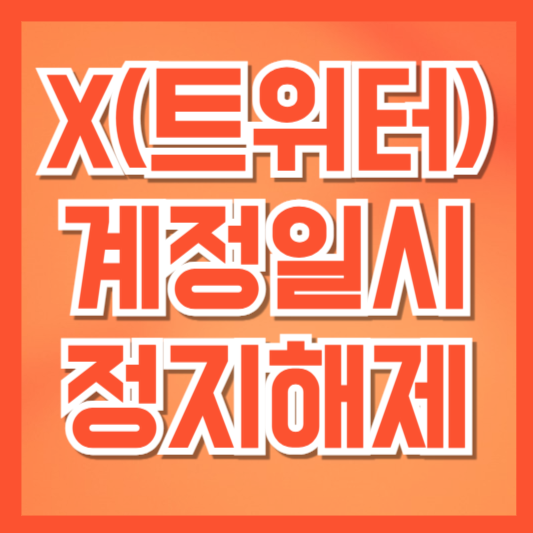 X(트위터) 계정 일시정지 해제 방법 총정리｜복구 이의제기 양식·사유·대기시간까지 완벽 ....