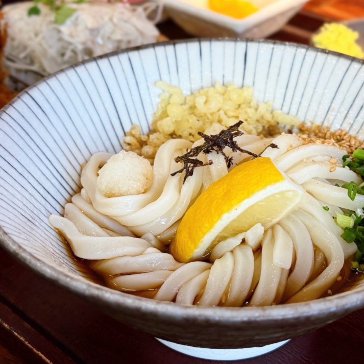  명성우동 목동역맛집 붓가케우동 킹타이거새우까지 완벽한 일식정식 코스