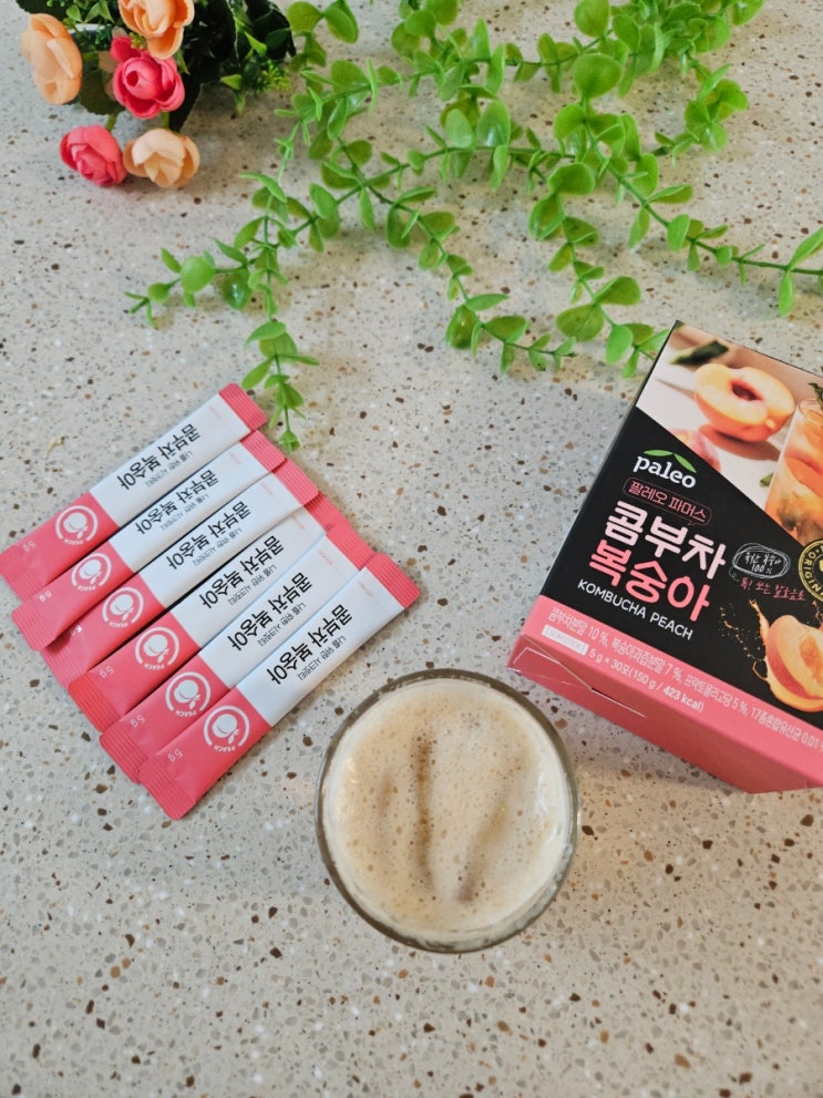  [팔레오 콤부차 복숭아] 상큼하게 즐기는 건강 루틴