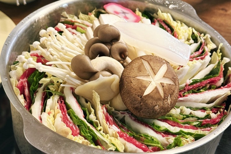  [해운대]깔끔한 맛이 일품인 밀푀유나베 맛집 '샤브화 해리단길'