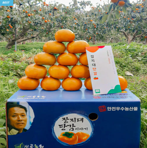  “경남 김해 햇 태추단감 ‘부유’ 2.5 kg·4.5 kg – 아삭달콤 직접 농장산지직송”