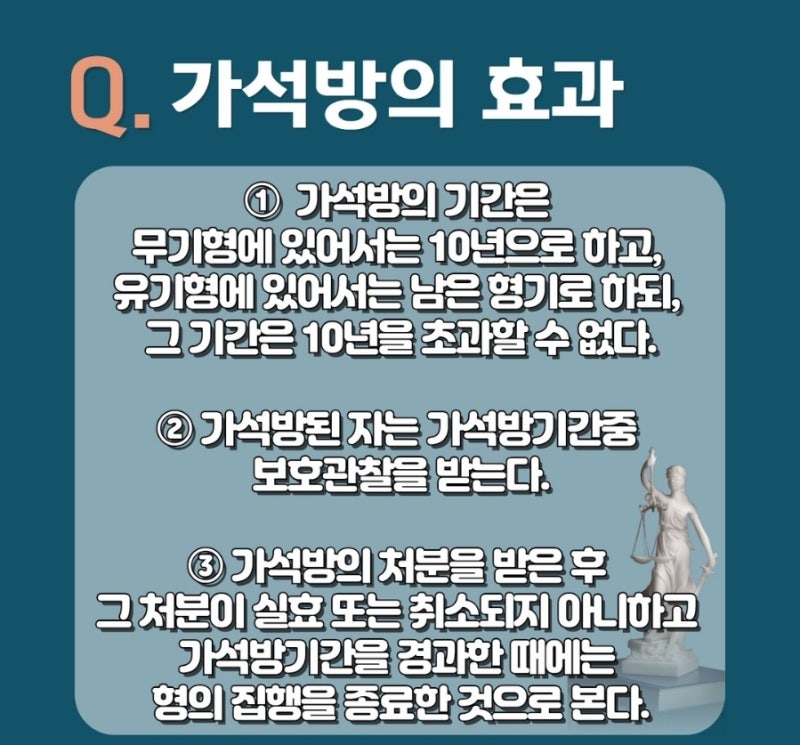 가석방 요건 알아보기! (+ 선고유에,집행유에,가석방 비교 정리) 관련 이미지 3