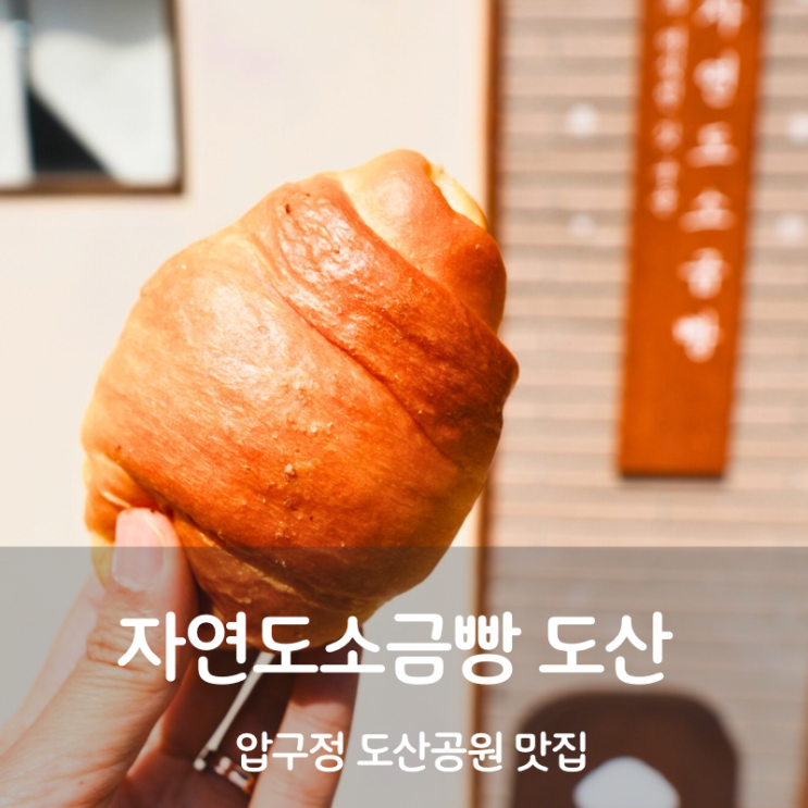  압구정 도산공원 맛집 자연도소금빵 도산 소금빵 칼로리 만들기