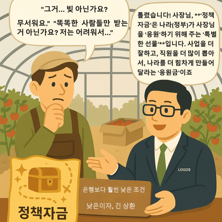  '정책자금'이 뭔가요? 초보 사장님을 위한 보물찾기 지도!
