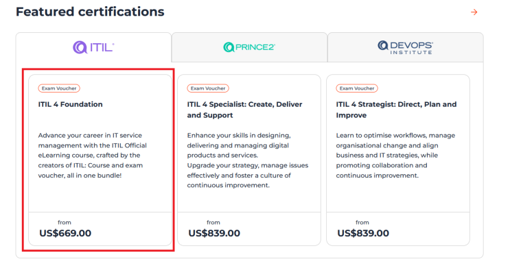  ITIL Foundation V4 자격증 후기