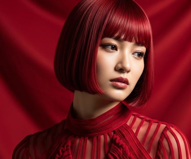 단발 머리, 여성, 하는, 자르는, 보는 꿈 해몽