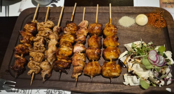 [천안 신불당 술집] 숯불향 가득 야키토리 맛집! 분위기 좋은 '야키토리잔잔 천안신불당점'