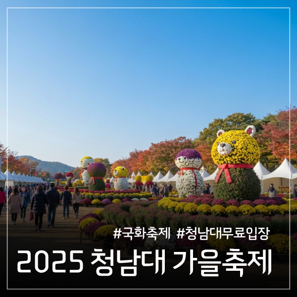 2025 청남대 가을 축제 총정리 | 일정·입장료·무료셔틀 꿀팁 (청남대 국화축제)