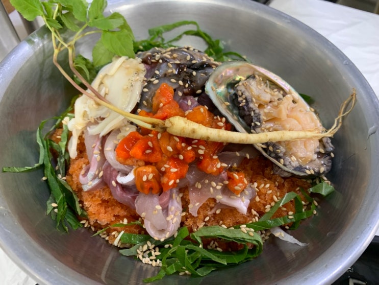  속초 물회 섭국 맛집 대포전복양푼물회 태교여행_1일차