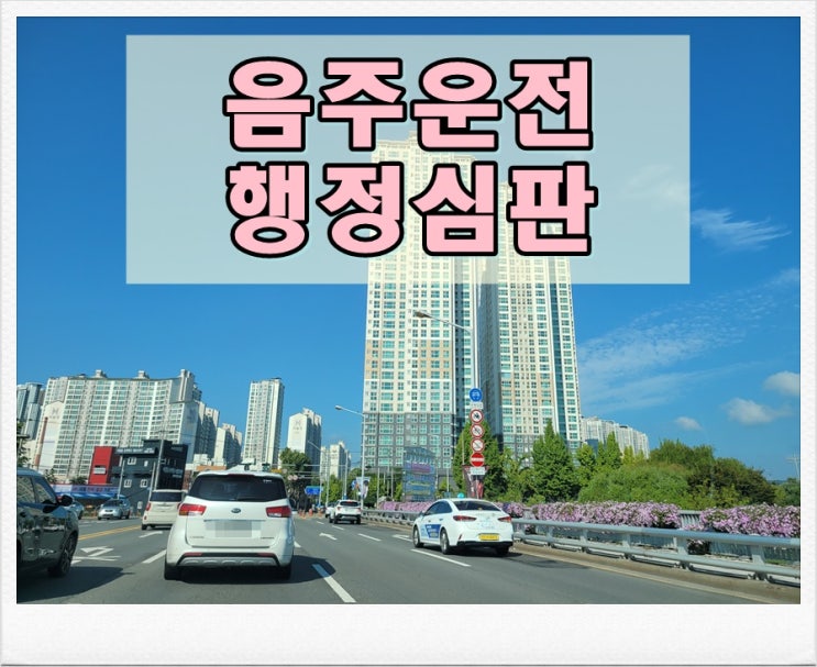  안성음주운전 행정심판 두 번 없는 단 한 번의 기회