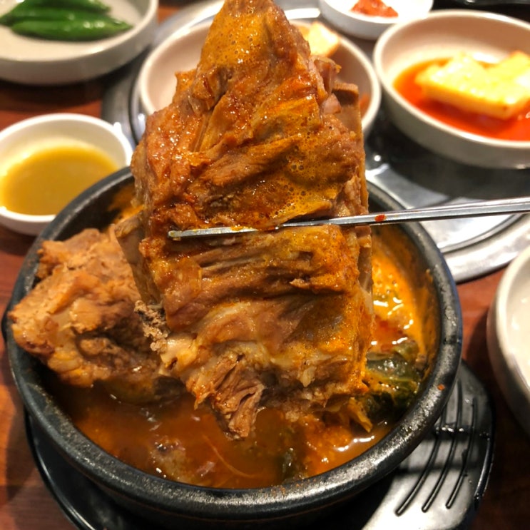  진시황감자탕 주차 뼈해장국 인천 연수동 맛집
