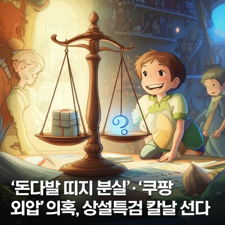 ‘돈다발 띠지 분실’·‘<b>쿠팡 외압</b>’ <b>의혹</b>, 상설<b>특검</b> 칼날 선다