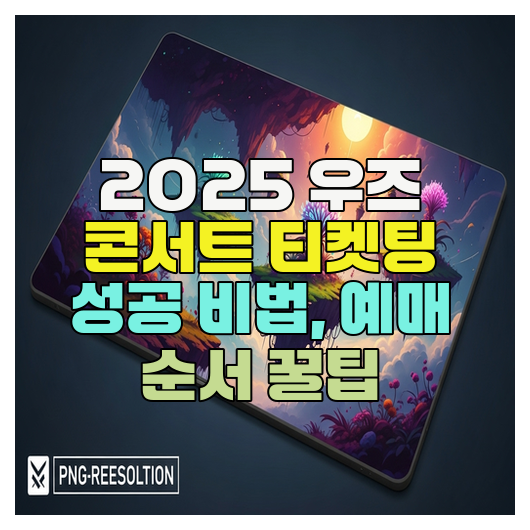  2025 우즈 콘서트 티켓팅 성공 비법, 예매 순서 꿀팁