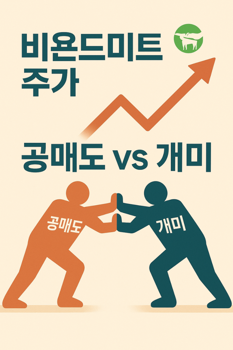  비욘드미트 주가 급등과 하락 이유, 공매도 세력 vs 개미들의 현실