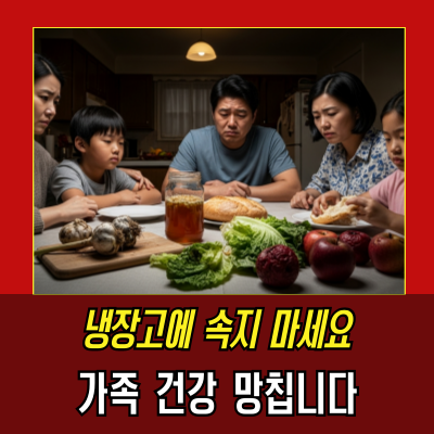  냉장고를 고발합니다: 건강을 좀먹는 배신자 음식들