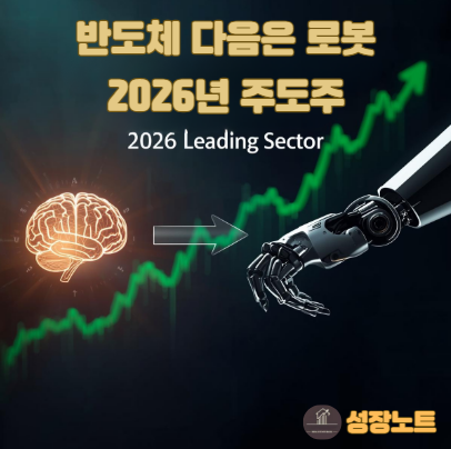  AI 다음은 로봇! 2026년 주도주가 될 수밖에 없는 3가지 이유와 추천주