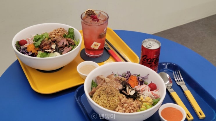  수원 성대 맛집 포케올데이 직화닭다리살포케와 훈제오리샐러드 메뉴O