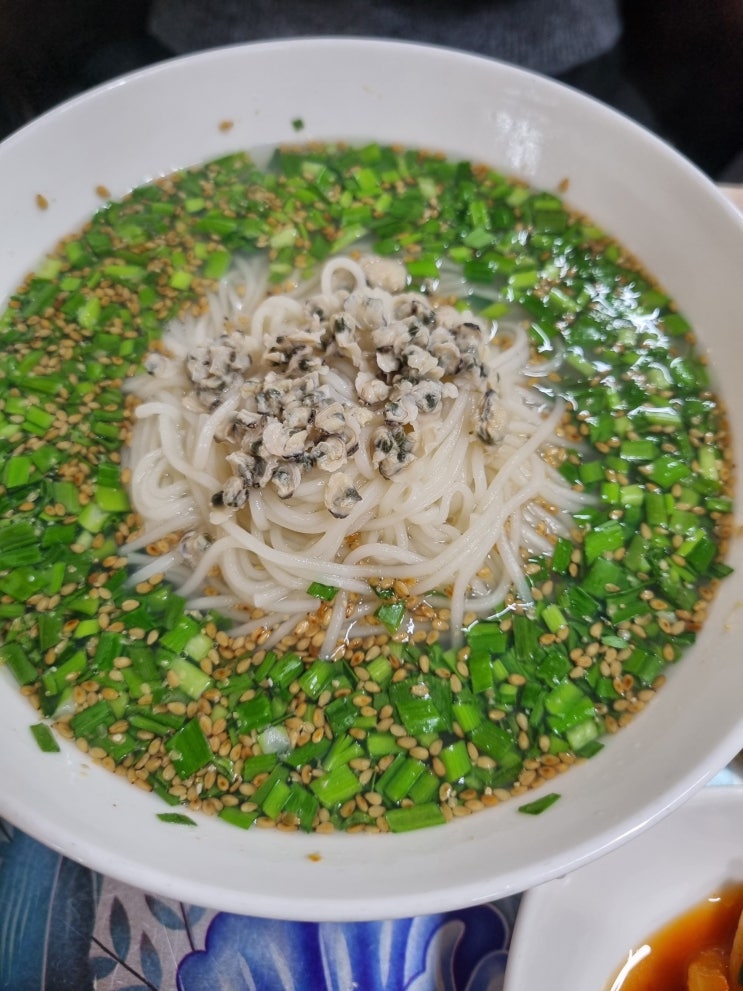  구례 여행 섬진강 뷰 맛집 : 섬진강재첩국수 솔직 후기 (재첩국수, 비빔국수, 전병), 구례여행 - 5