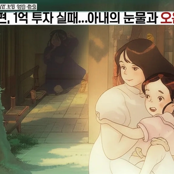 육아휴직 남편, 1억 투자 실패...아내의 <b>눈물</b>과 <b>오은영</b>의 처방