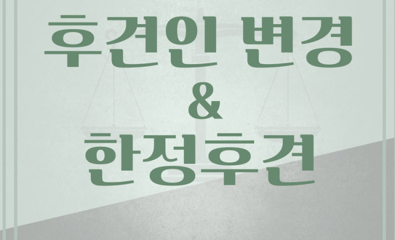 후견인 변경, 한정후견 관련 이미지 1