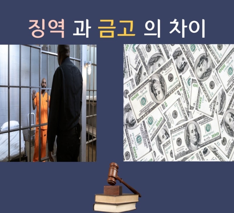 징역과 금고의 차이 관련 이미지 1