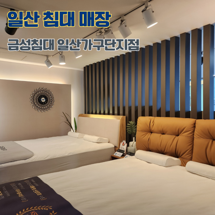  허리 편한 매트리스 추천 고양시 금성침대매장 일산가구단지점 방문후기