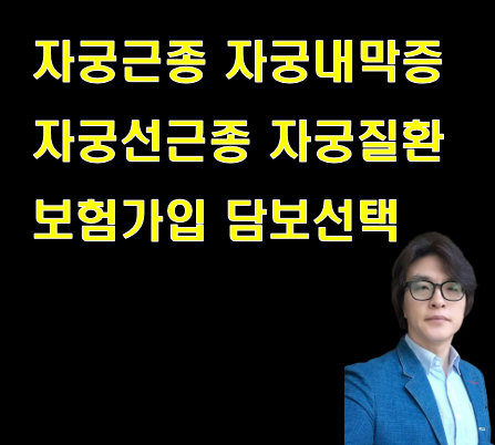 자궁근종 자궁내막증 자궁선근종 자궁질환 보험가입 담보선택 요령