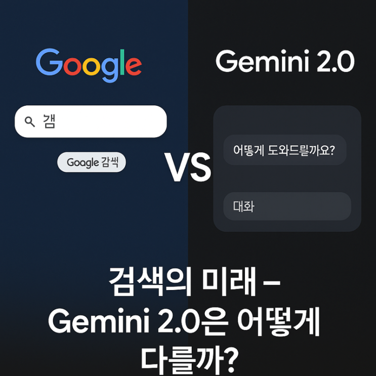   검색이 아니라 대화로 배우는 시대 — Gemini 2.0과 구글 검색의 진화