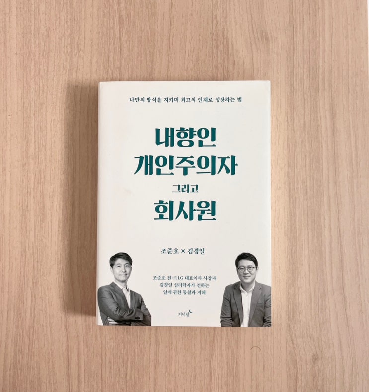  책 내향인 개인주의자 그리고 회사원 서평: 조용하지만 강한 직장인