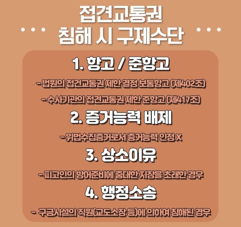 접견교통권이 침해당했다면? 구제수단 알아보기 관련 이미지 2