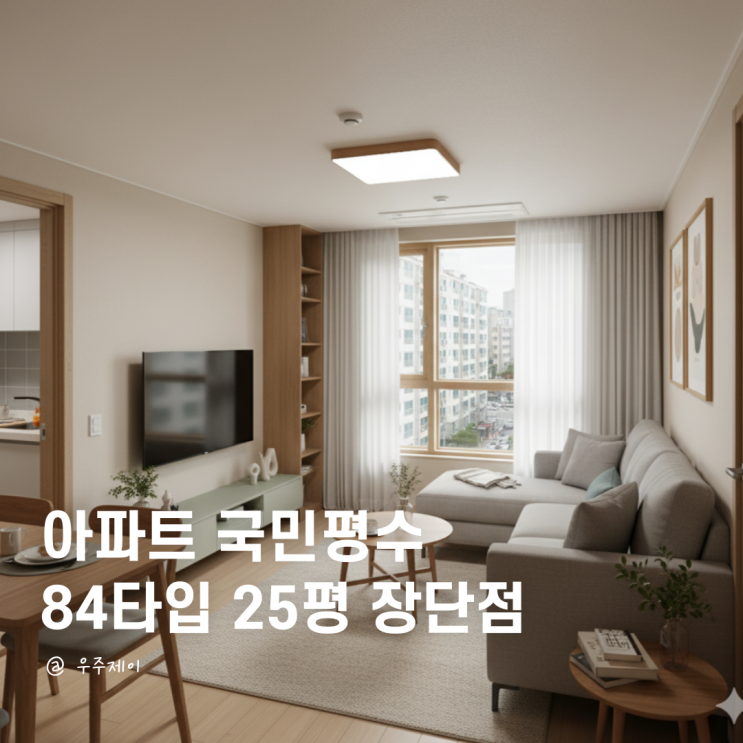  국평 뜻, 아파트 국민평수 84타입 25평 전용면적 장단점