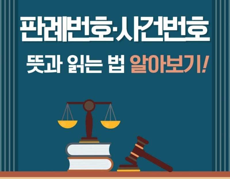 판례번호 사건번호 뜻과 읽는 법 (+사건별 사건부호) 관련 이미지 1