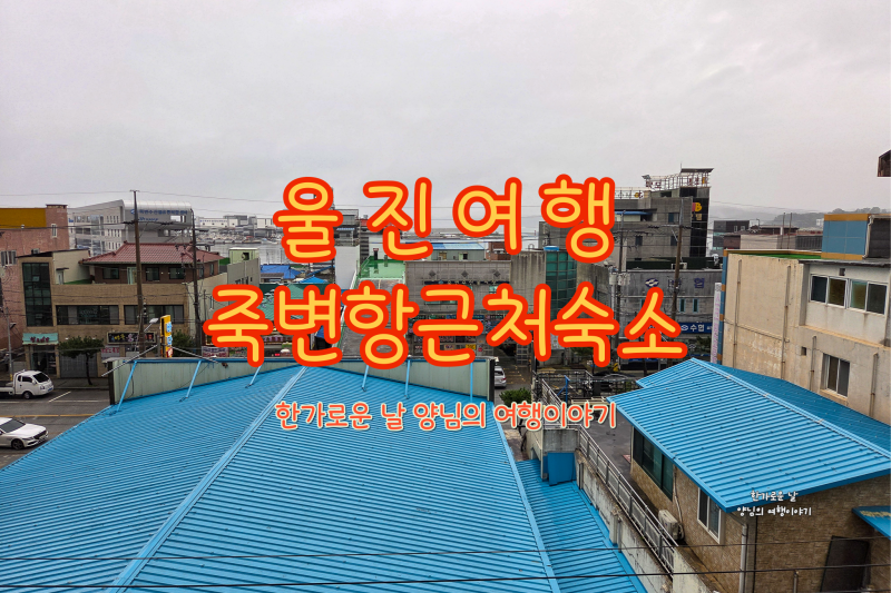 울진 죽변항 숙소 파인모텔 | 수산물시장과 가까운 가성비 숙소