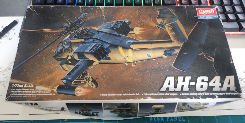 [프라모델 제작기] AH-64A 아파치 (1/72)