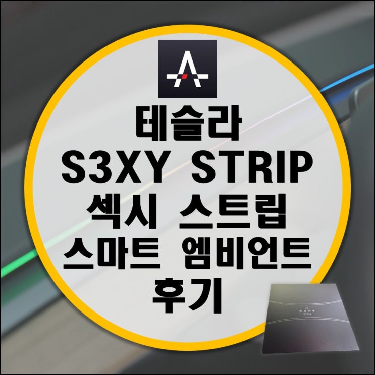  테슬라 섹시 (S3XY) 스트립 (Strip) 후기 (feat. 스마트 엠비언트 라이트)