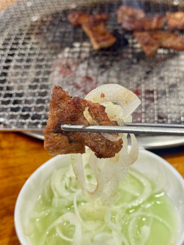  천안 가성비 좋은 숯불돼지갈비 맛집｜두정동 상상갈비
