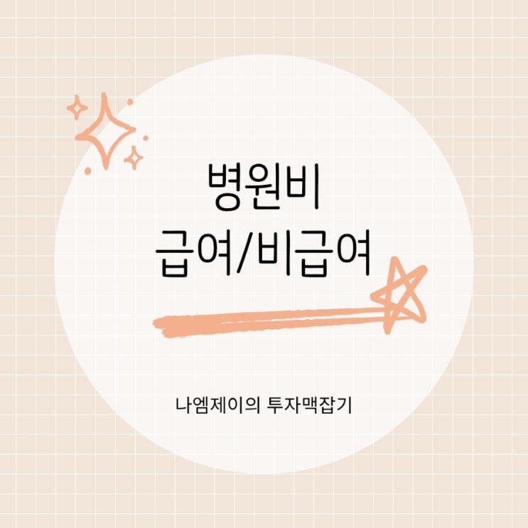  병원비 급여 비급여 뜻과 차이 건강보험이 안 되면 비급여?