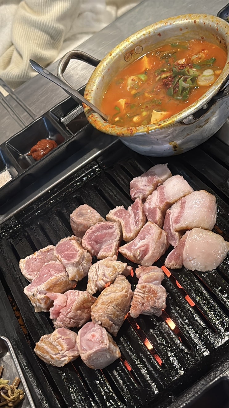  살 안 좋아하는 내가 스테이크 먹는 줄... 발산 추돈가 꽃목살 실화?