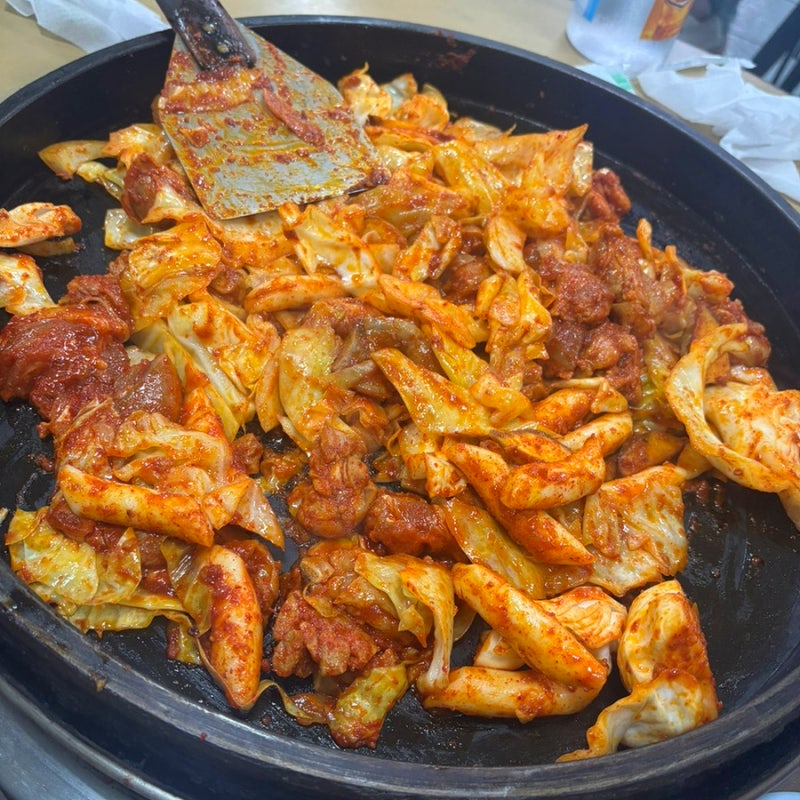 [춘천] 춘천 시외버스터미널 근처 닭갈비 맛집 천하일미닭갈비
