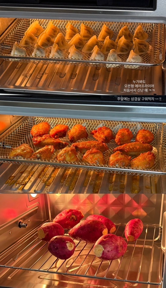 [내돈내산] 오넬리 에어프라이어 - 오븐형 에어프라이어 20L, 대용량, 자동세척 가능한 에어프....