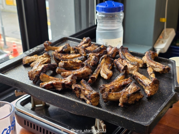  [인천 남동구] 모래내시장역 맛집 구월동 쪽갈비 찐이다! 둘이서 2인분 먹고 배불러! 풍향쪽갈비 구월본점