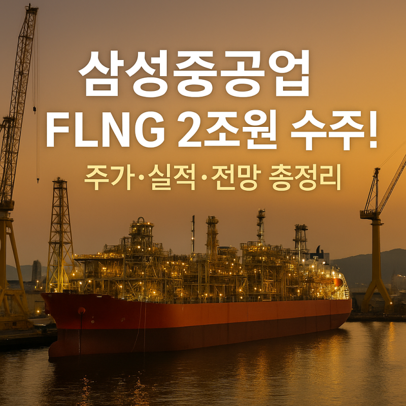 삼성중공업 FLNG 2조원 수주! 주가·실적·전망 총정리 : 네이버 블로그