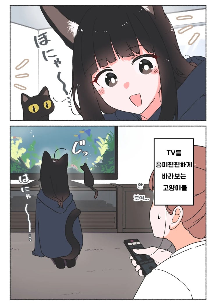  검은 고양이 이야기 ~ 일루전 ~ - [오리지널 만화][웹코믹]