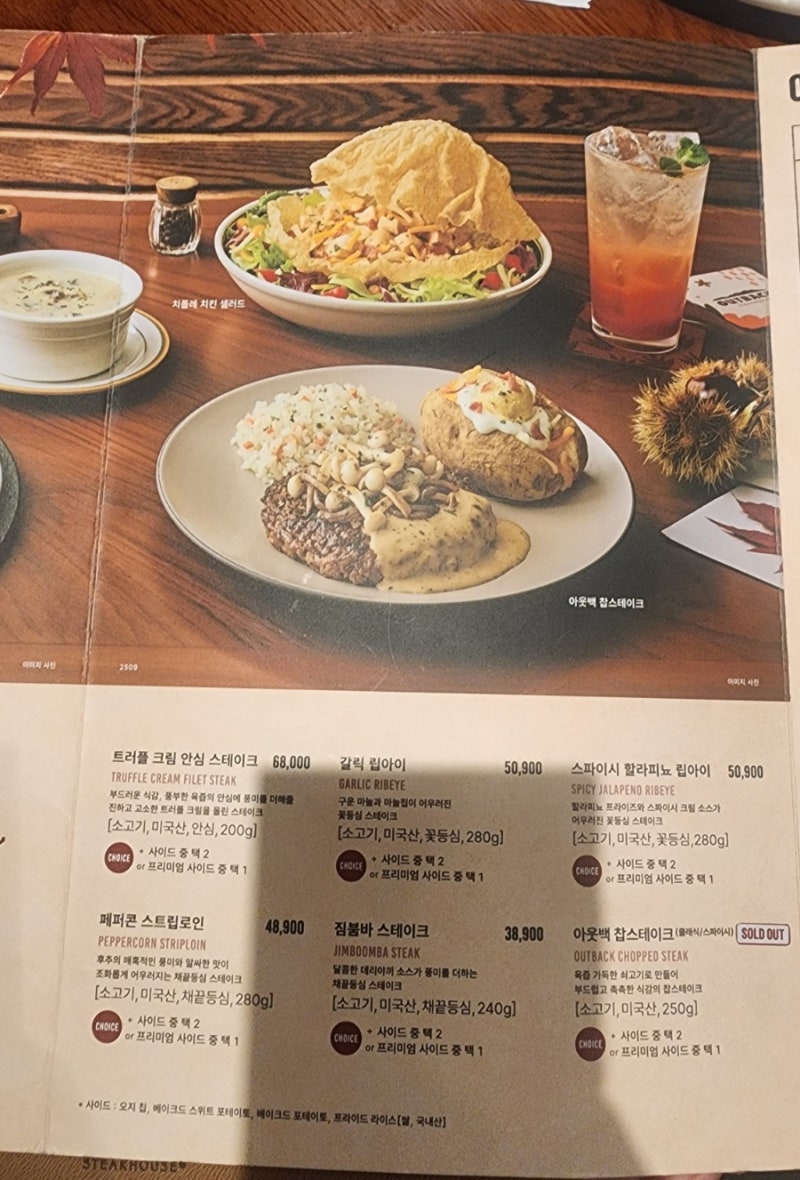 아웃백 기흥롯데아울렛 런치 후기