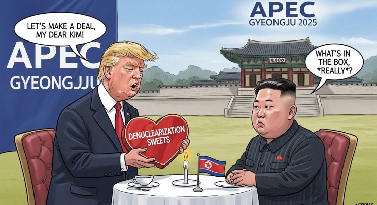 트럼프 <b>북미정상회담</b>, 경주 APEC을 앞둔 트럼프의 '김정은... 