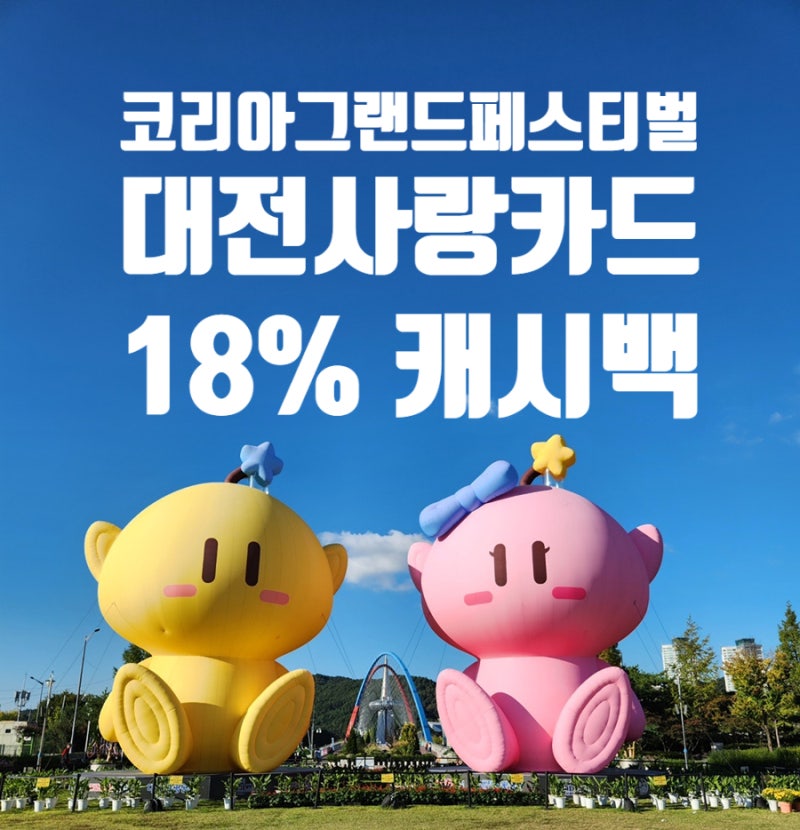 대전사랑카드 18% 캐시백! 장거리운행전문 행운택시가 알려드려요!