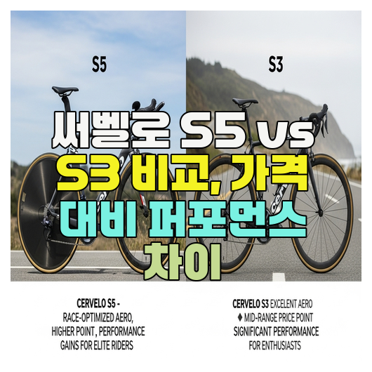  써벨로 S5 vs S3 비교, 가격 대비 퍼포먼스 차이