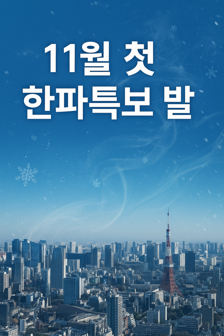11월 첫 <b>한파특보</b> 발효…급격한 기온 하락에 건강관리 주의
