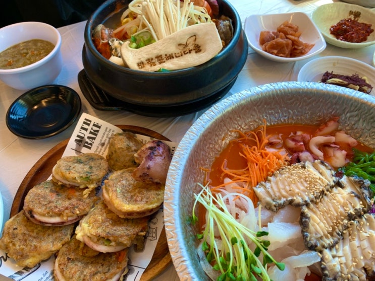  바람꽃해녀마을 속초 맛집 추천 식당 전복뚝배기 전복물회 태교여행_3일차