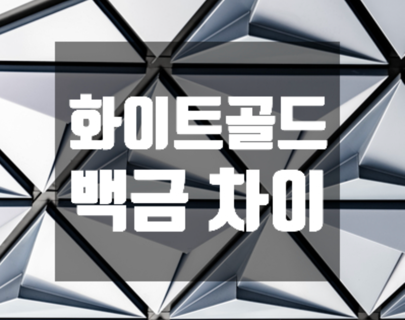 화이트골드, 백금(플래티넘) 차이점,완벽 비교 – 예물 고를 때 꼭 알아야 할 차이점 : 네이버 블로그